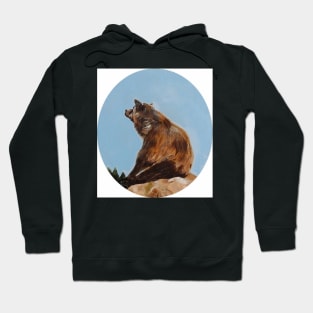 Bear Contemplating the World Hoodie